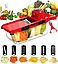 Овочерізка ручна / Терка для овочів / Мультислайсер Mandoline Slicer 6 in 1, фото 4