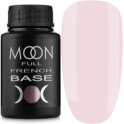Каучукова база MOON FULL French No12, 30 мл ніжний рожевий, фото 1
