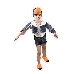 Карнавальний костюм СІРИЙ ГУСАК для дітей 3,4,5,6 років, дитячий костюм гуся