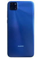 Задняя крышка Huawei Y5p синяя Phantom Blue оригинал + стекло камеры
