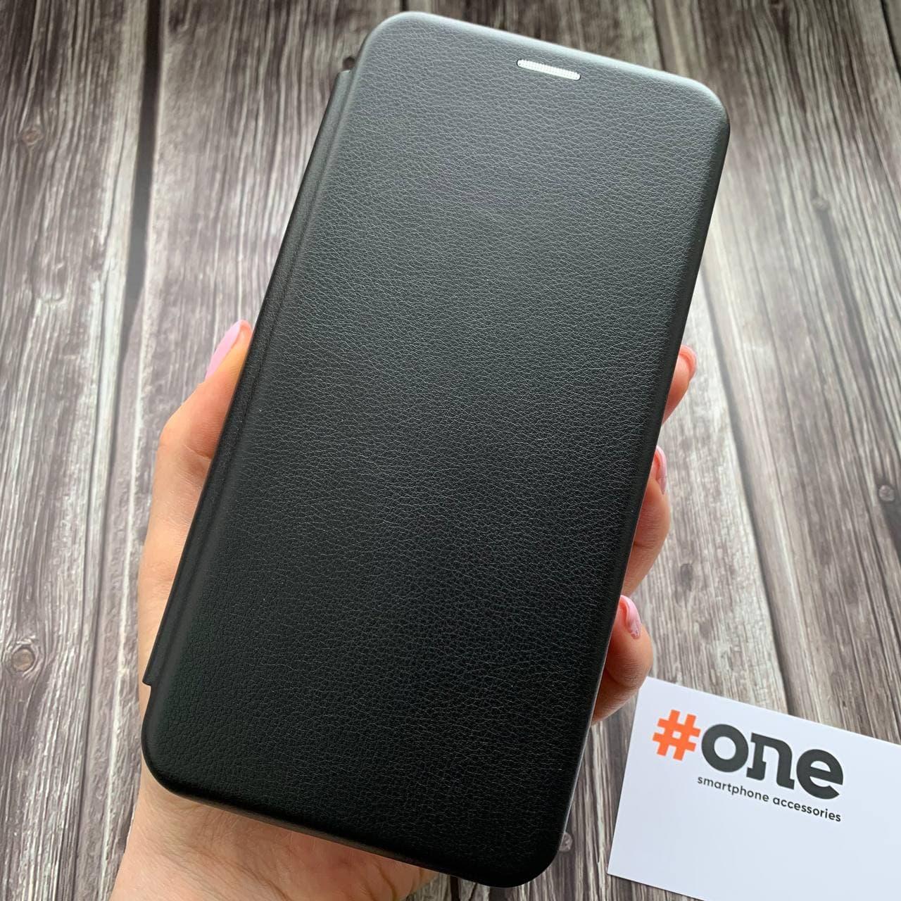 Чохол-книга для Samsung Galaxy Note 10 Lite книжка з підставкою на телефон самсунг нот 10 лайт чорна stn