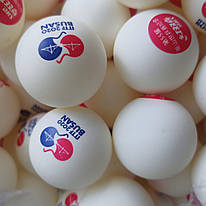 Ювілейный пластиковий тенісний м'яч DHS Busan 55 поштучно