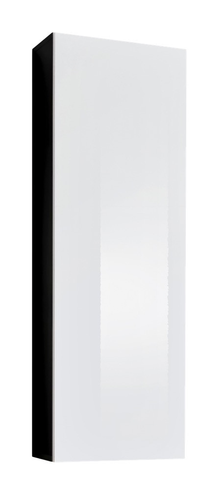 Пенал навісний Typ 20 FLY ASM MEBLE чорний/білий глянець, фото 1