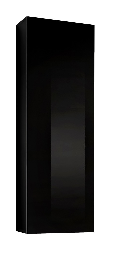 Пенал навісний Typ 20 FLY ASM MEBLE чорний/чорний глянець, фото 1