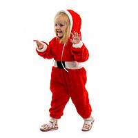 Карнавальный костюм САНТА КЛАУС МАЛЫШ на 2-3 года, детский новогодний костюм комбинезон на малыша