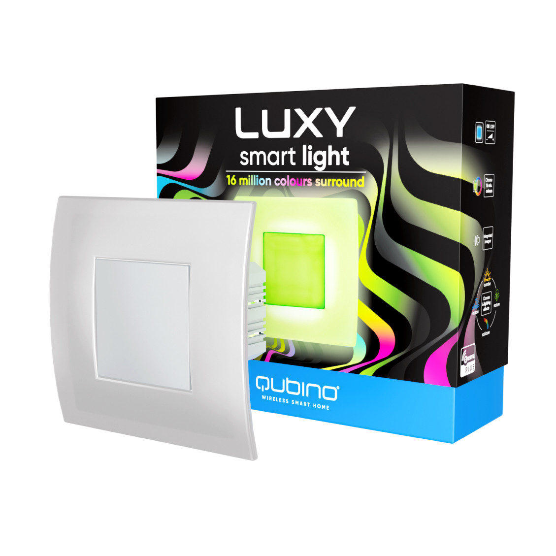 Розумний світильник зі звуковим сигналом Qubino Luxy Smart Light — GOAEZMNHQD1