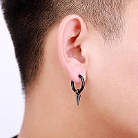 Сережки із шипами шипи круглі чоловічі 1шт