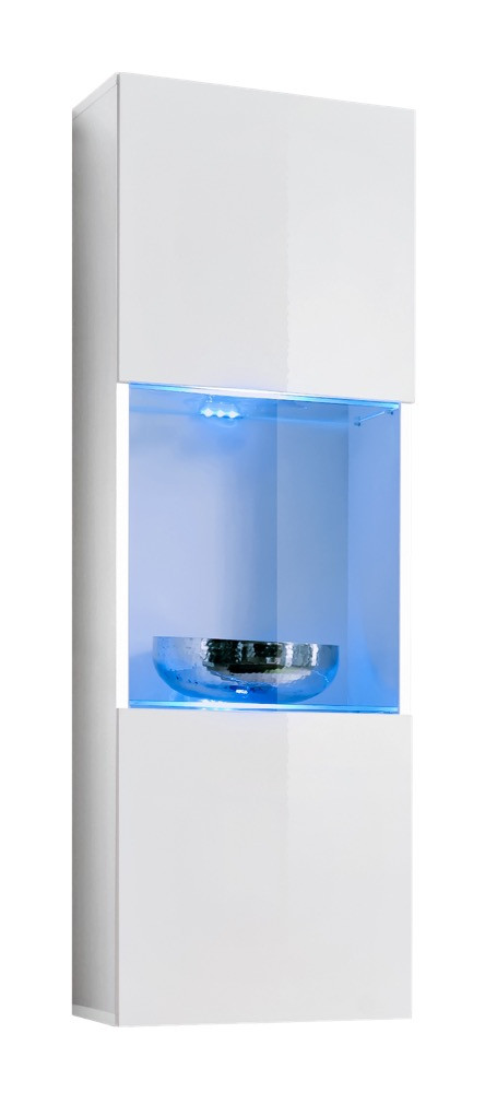 Вітрина навісна Typ 22 FLY ASM MEBLE білий/білий глянець, фото 1