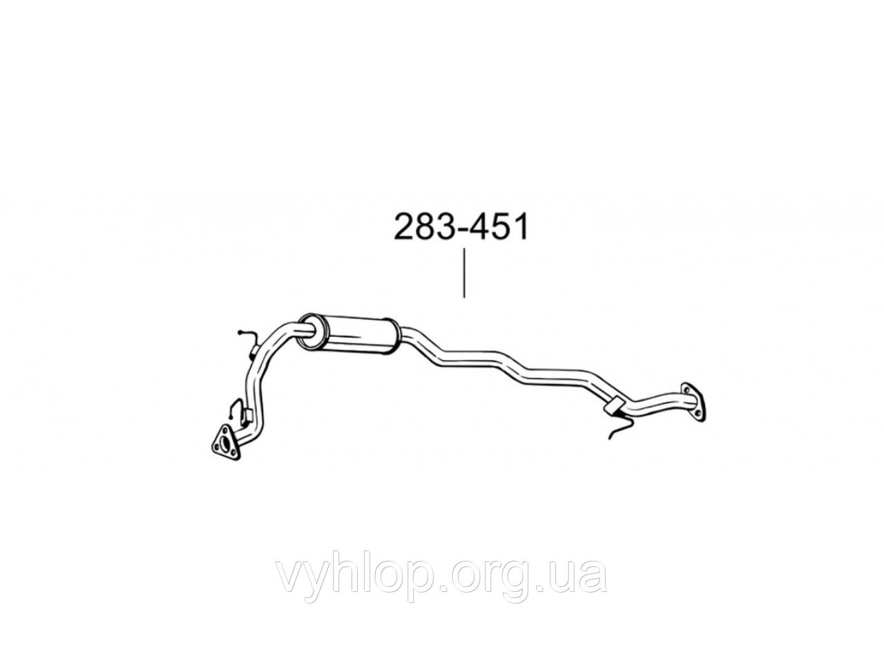 Глушник передній Хонда Джаз (Honda Jazz) 1.2/1.4 01-08 (283-451) Bosal 09.122