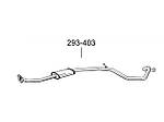 Глушитель передний Пежо 206 (Peugeot 206) 1.1i; 1.4i; 1.6i -16V combi 01- (293-403) Bosal 19.211