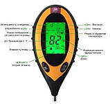 PH-метр/вологомір/термометр/люксметр для грунту AMT-300, фото 2