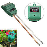 Вимірювач кислотності pH, вологості, освітленості грунту ЕТП-301 (3 в 1), фото 5