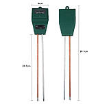 Вимірювач кислотності pH, вологості, освітленості грунту ЕТП-301 (3 в 1), фото 7