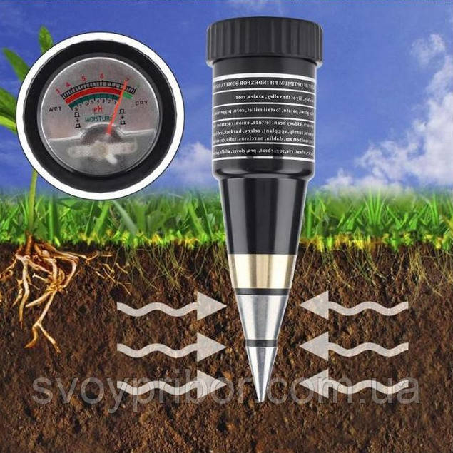 Анализатор кислотности и влажности почвы ZD-05 (рН: 3-8; RH: 10-80%) - фото 8 - id-p1382167167