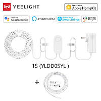 Розумна світлодіодна стрічка Xiaomi Yeelight LED Lightstrip 1S 2meter Apple HomeKit (YLDD05YL) +1м