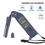 Складаний pH-метр, термометр, гігрометр PH-010 (KL-010), фото 2