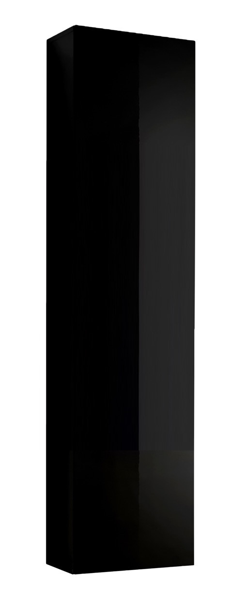 Пенал навісний Typ 40 FLY ASM MEBLE чорний/чорний глянець, фото 1