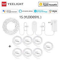 Розумна світлодіодна стрічка Xiaomi Yeelight LED Lightstrip 1S 2meter Apple HomeKit (YLDD05YL) +7м