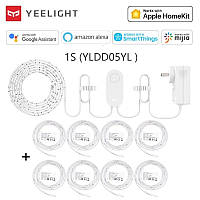 Розумна світлодіодна стрічка Xiaomi Yeelight LED Lightstrip 1S 2meter Apple HomeKit (YLDD05YL) +8м