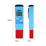 Водонепроникний pH-метр/Temp PH-097 АТС (точність 0,01 рН), фото 7