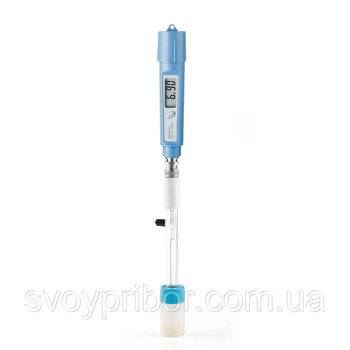 Вологостійкий рН-метр PH-03 (II) C (зі змінним скляним електродом BNC), фото 1