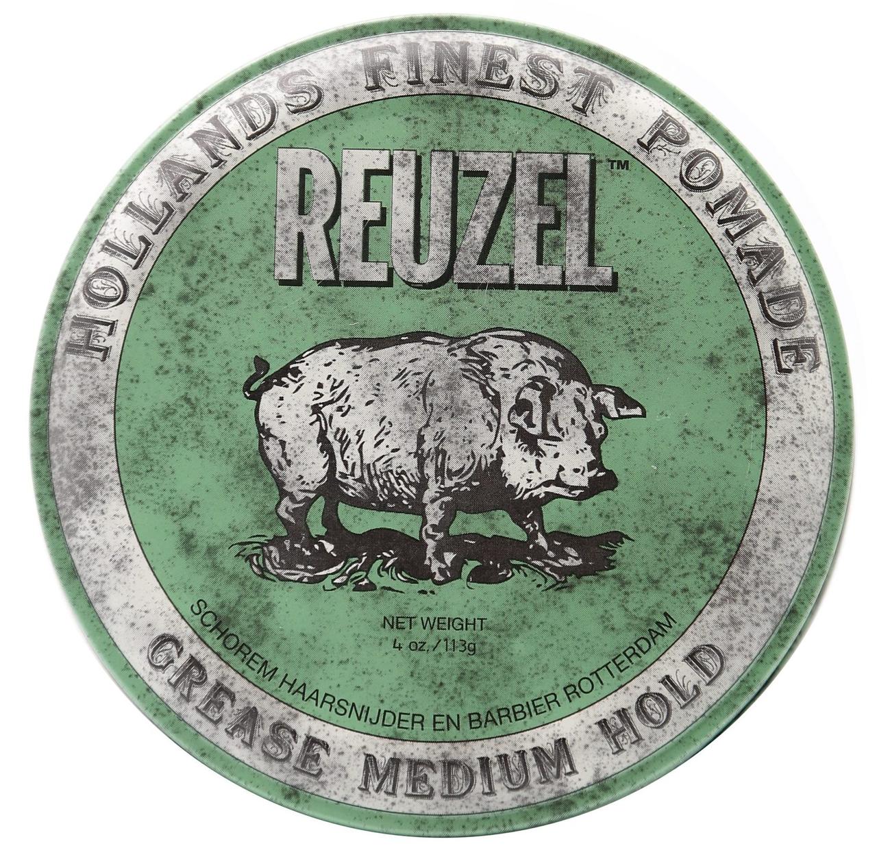 Помада для волосся Reuzel Green Medium Hold Grease