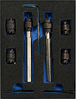 Набір свердел для висвердлювання точкового зварювання 8/10 мм YATO 9 передом.