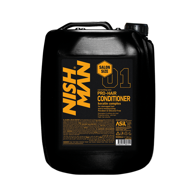 Кондиціонер для волосся професійний Nishman Salon Size Conditioner З кератином 5 л