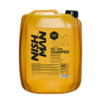 Шампунь для волосся професійний Nishman Salon Size Shampoo З кератином 5 л