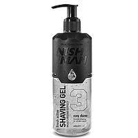Гель для гоління Nishman No3 Easy Shave Shaving Gel (Прозорий) з дозатором 400 мл