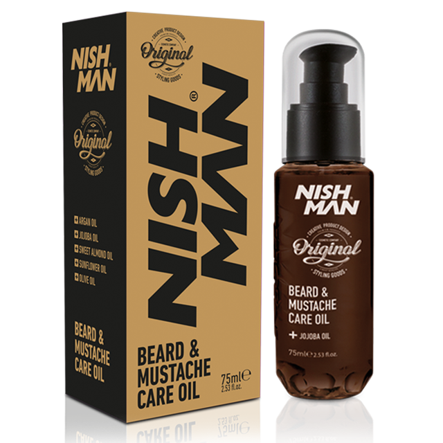 Олія для бороди Nishman Beard&Mustache Care Oil 75 мл
