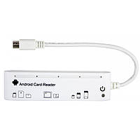 Кардридер PowerPlant 5-ти слотный Android Micro USB