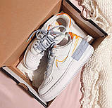 Кросівки жіночі Nike Air Force Shadow Be Kind різні кольори повсякденні шкіра, фото 8