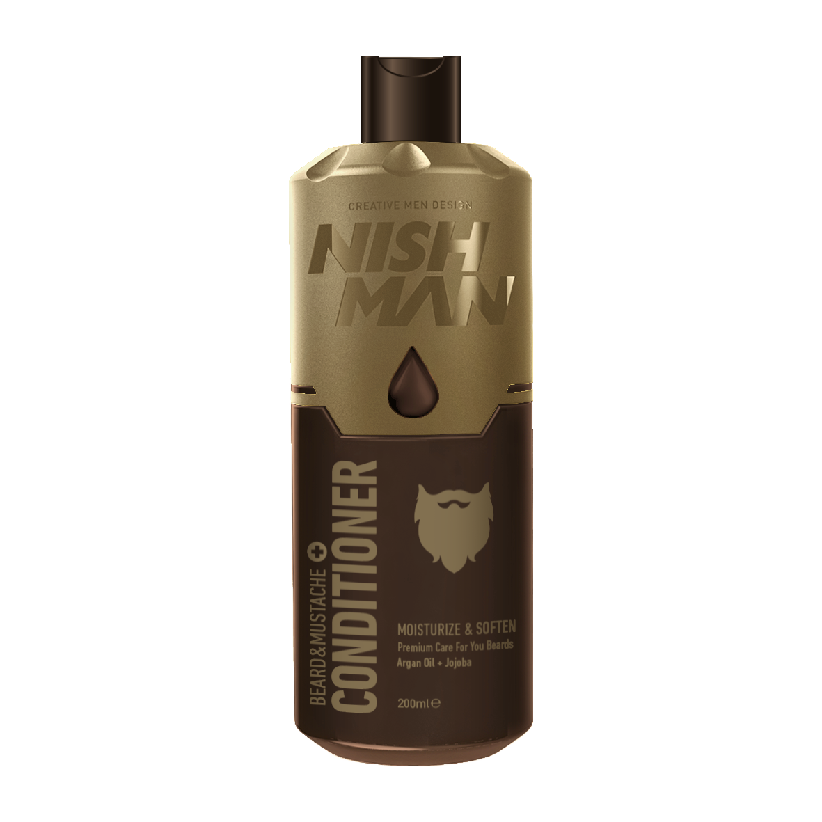 Крем-кондиціонер для бороди та вусів Nishman Beard and Mustache Conditioner 200 мл