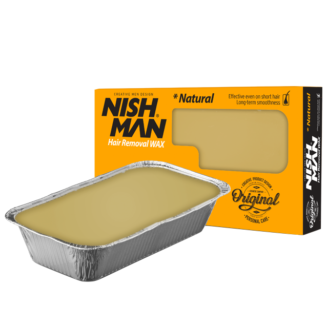 Віск для депіляції в лотку Nishman Professional (Натуральний) 500г