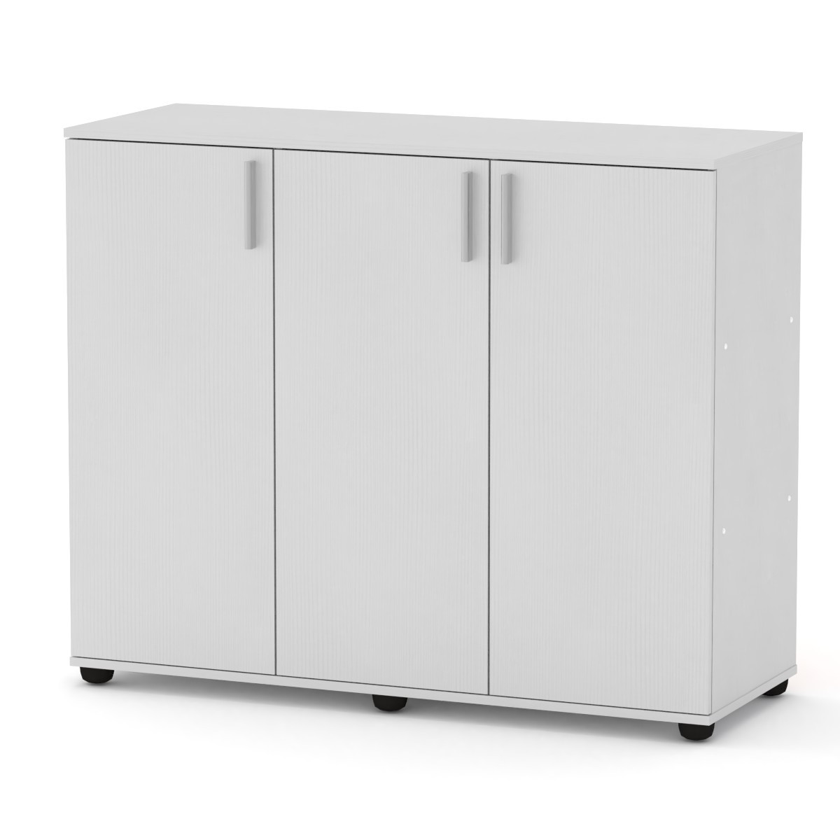 Комод 3Д білий Компаніт (120х45х99 см), фото 1