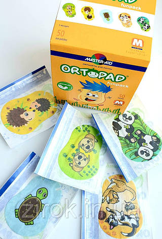 Оклюдер (пластир) для очей Ортопад Medium Фан Пек, фото 1