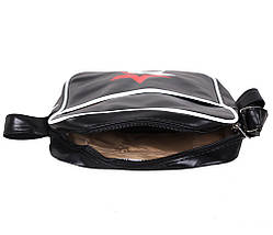 Спортивна сумка зі штучної шкіри sport303246 чорна, фото 6