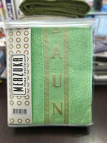 Набір для сауни та лазні махровий жіночий "Merzuka" салатовий