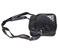Спортивна сумка зі штучної шкіри sport303654 чорна, фото 5