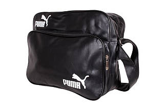 Спортивна сумка зі штучної шкіри sport30240720 чорна, фото 4