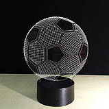 3D Світильник, "М'яч", Оригінальні подарунки чоловікові на день народження, Подарунок чоловікові на день народження, фото 7
