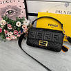 Жіноча шкіряна сумка Fendi Baguette Фенді, фото 2