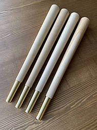 Меблеві ніжки і опори дерев'яні з металевим наконечником H.600