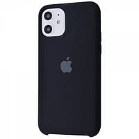 Чехол Silicone Case для iPhone 11 Black (силиконовый чехол черный силикон кейс на айфон 11)