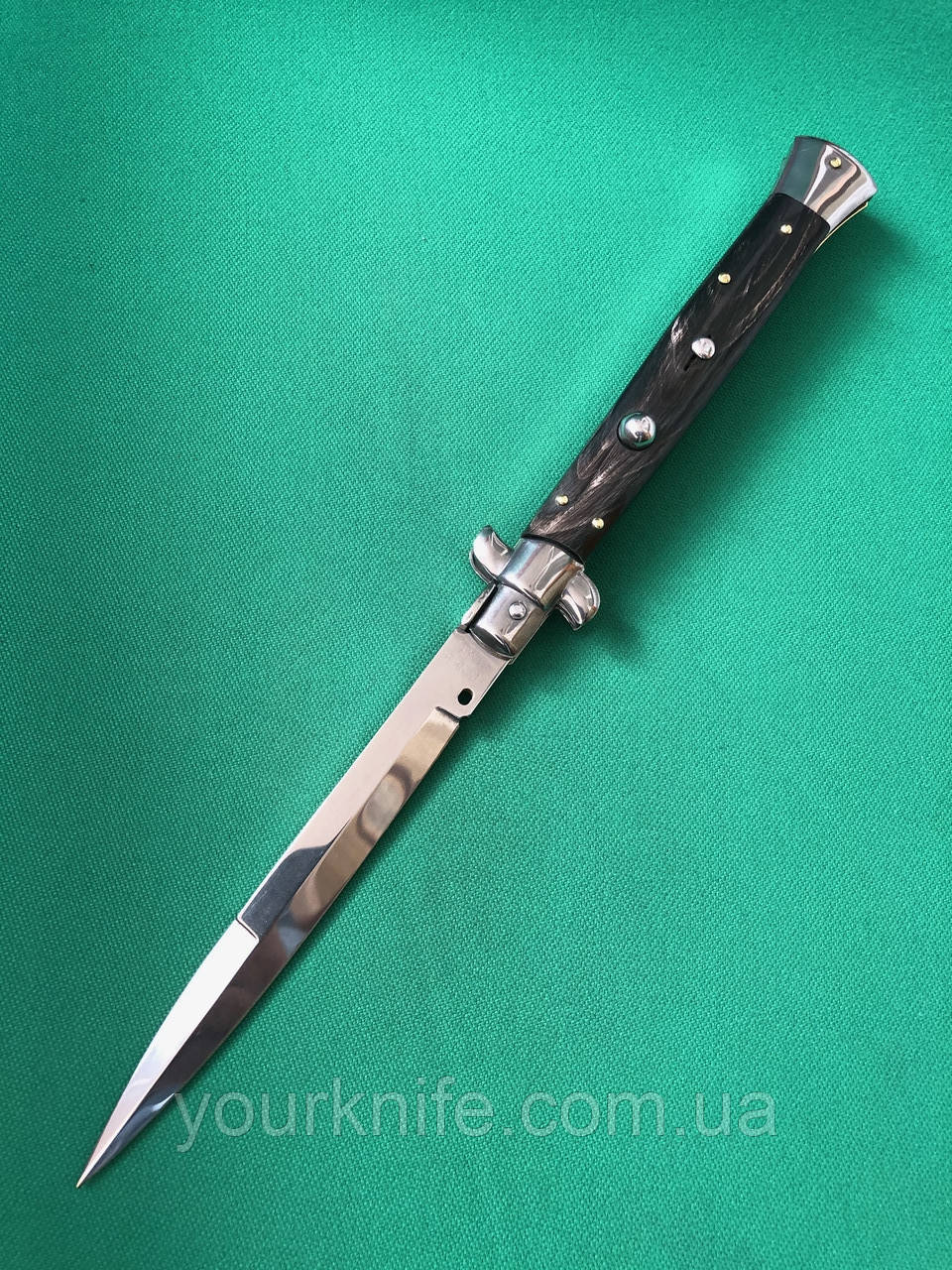 Ніж Італійський автоматичний стилет Frank Beltrame Classic 2.0 28 см ріг буйвола bayonet