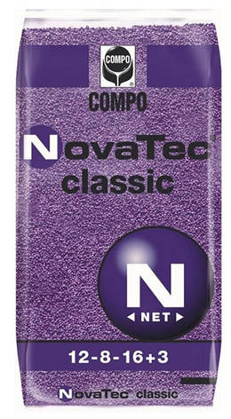 Комплексне мінеральне добриво для газону NovaTec® Classic 12-8-16(+3+TE) з пролонгованою дією, Осень, 25 кг,, фото 3