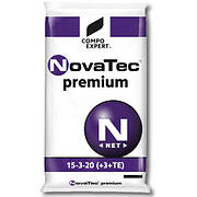 Літнє добриво для газону NovaTec Premium, NPK 15-3-20+МЕ (25 кг), Літо-Осінь, COMPO EXPERT, Німеччина