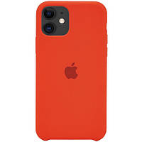 Чехол Silicone Case для iPhone 11 Red (силиконовый чехол красный силикон кейс на айфон 11)