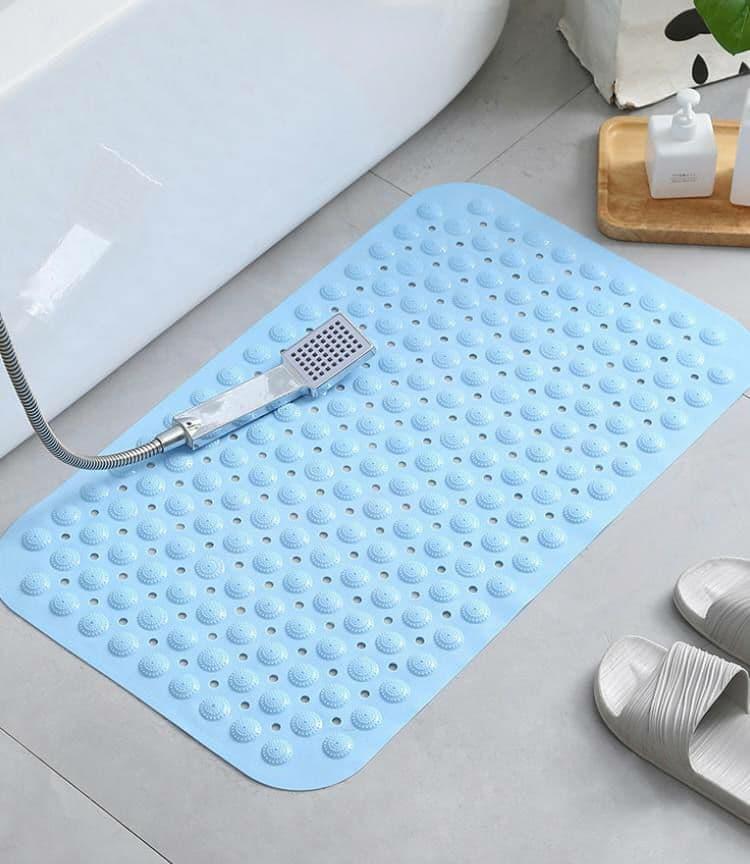 Антиковзаючий килимок Р089 у ванну Блакитний, фото 1